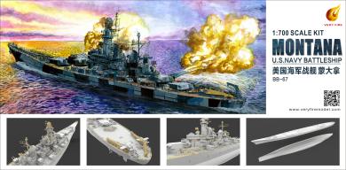 USS Montana BB-67 US Navy Battleship Deluxe 