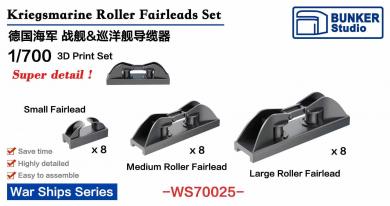 1/700 Kriegsmarine Roller Fairleads Set 