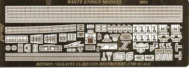Benson / Gleaves Class WW2 US Destroyer for Pit-Road 