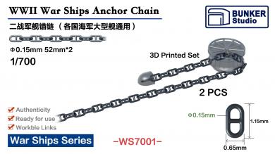 1/700 WWII War Ships Anchor Chain 