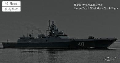 Russian Type P.22350 Guided Missile Frigate (Admiral Gorshkov-Class) 