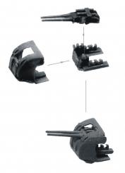 Twin 4in mk XVI gun on mk XIX mounting 