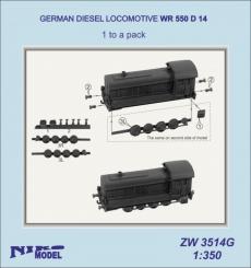 Lokomotive Germ. Diesel WR 550 D 14 