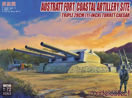 Austratt Fort Coastal Artillery Gneisenau 28cm Turret Caesar 