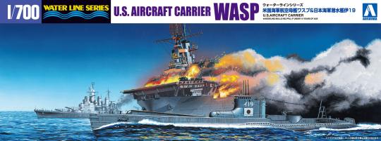 USS Wasp Aircraft Carrier & I-19 IJN Submarine 