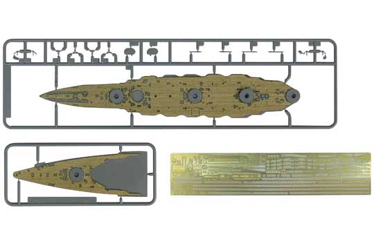 IJN Fuso 1938 deck sheet & PE-set 