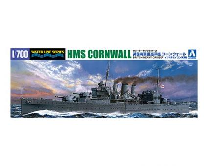 British Heavy Cruiser HMS Cornwall Battle of Ceylon Sea Limited Edition 