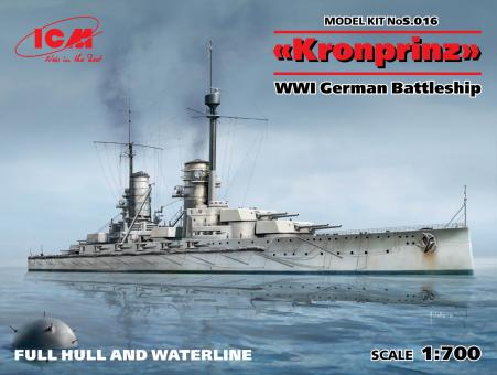 SMS Kronprinz German Battleship WWI 