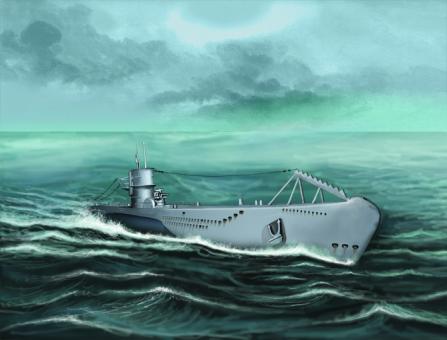 Germ.Navy Type VII-B U-Boat 