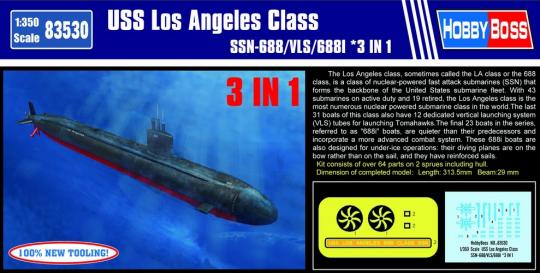 Los Angeles Class USS SSN-688/VLS 