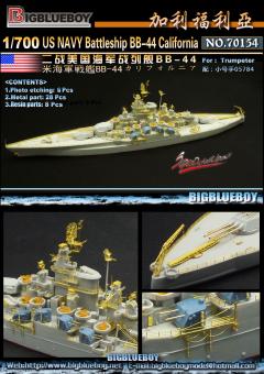 USN Battleship BB-44 California for Trumpeter 05784 