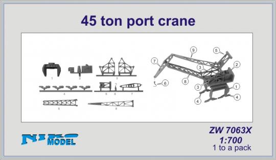 45 ton port crane 