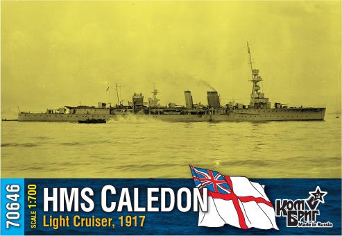 HMS Caledon Light Cruiser, 1917 
