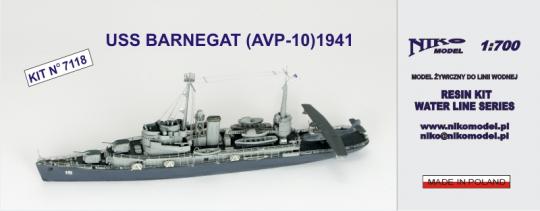 USS Barnegat (AVP-10) 1941 Seaplane Tender 