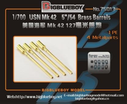 USN Mk 42 5"/54 Brass barrels 