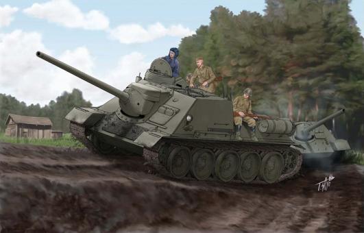 Soviet SU-100 Tank Destroyer 