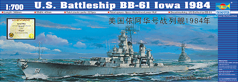 Iowa US Battleship 1984 BB-61 