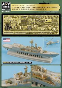 1/700 Oliver Hazard Perry Class Frigate Detail-Up Set for AFV SE70007 