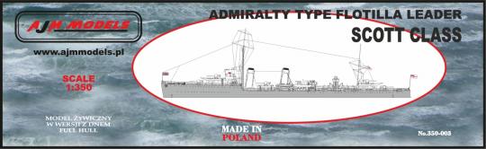Admiralty Type Flottilla Leader Scott Class 