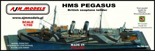 HMS Pegasus British Seaplane Tender 