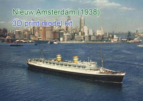 Nieuw Amsterdam, 1938 Ocean Liner 