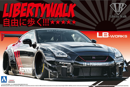 liberty walk ls nissan GT-R Type3 Type4+zimexdubai.com