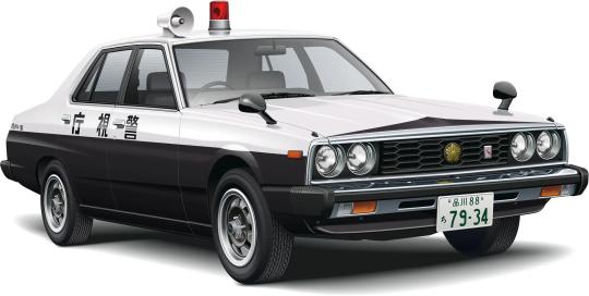1/24 Nissan HGC210 Skyline Patrol Car '77 