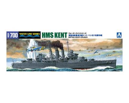 British Heavy Cruiser HMS Kent Attack of Benghazi Limited Edition 