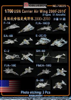 USN Carrier Air Wing 2000-2010 (9 types - 51 aircraft) 