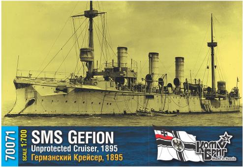 SMS Gefion, German Unprotected Cruiser, 1895 