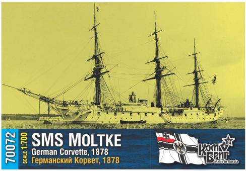 SMS Moltke, German Corvette, 1878 