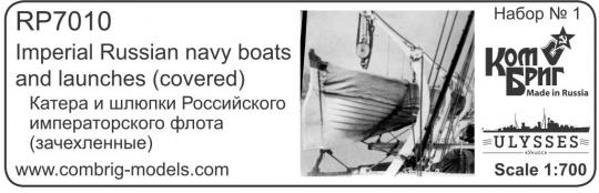 Imperial Russian Navy boats and launches (covered) 