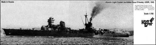 Kerch, USSR Light Cruiser, 1945 