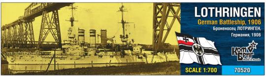 SMS Lothringen German Battleship, 1906 