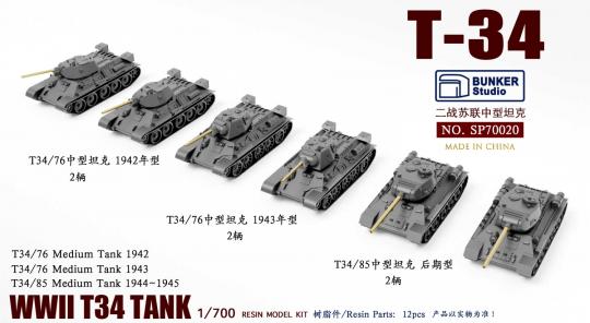 WWII Russian T-34 Tank 