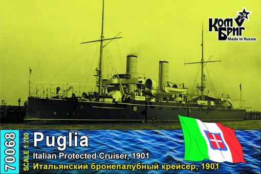 Puglia, Italian Protected Cruiser, 1901 