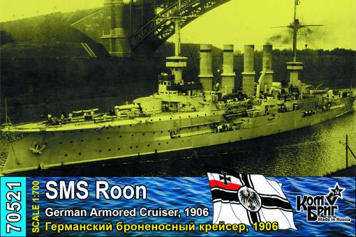  SMS Roon, German Armored Cruiser, 1906 