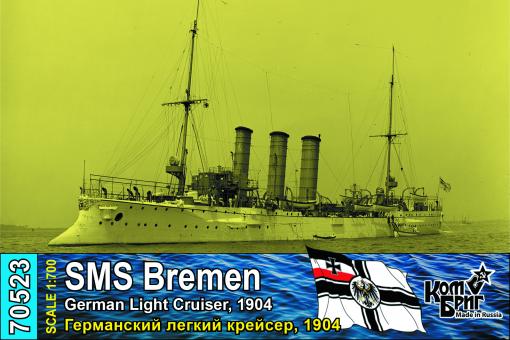  SMS Bremen, German Light Cruiser, 1904 