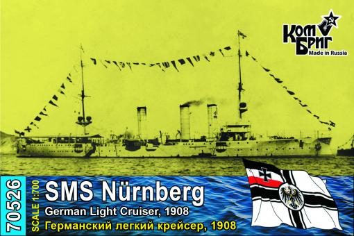  SMS Nürnberg, German Light Cruiser, 1908 