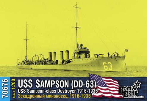 USS Sampson (DD-63), Sampson-class Destroyer, 1916-1936 