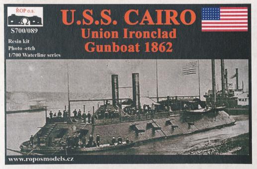 USS Cairo Union Ironclad Gunboat 1862 
