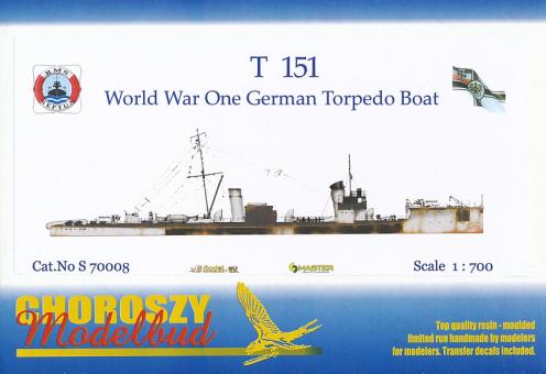 T 151 WWI German Torpedo Boat 