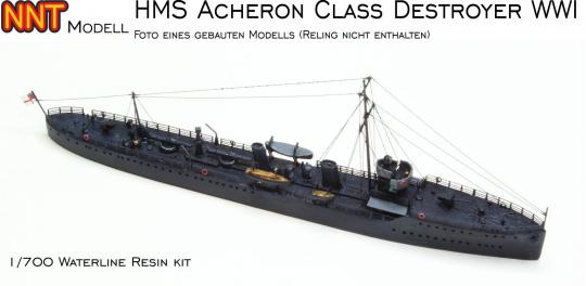 British Acheron Class Destroyer WWI 
