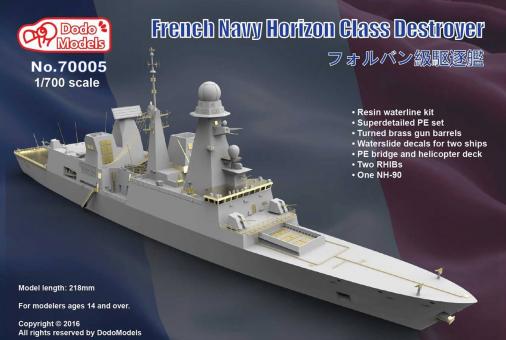 French Navy Horizon-class destroyer 