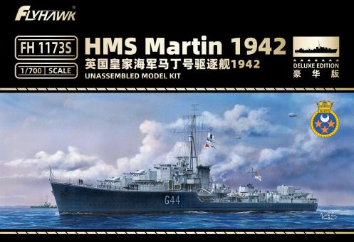 1/700 HMS Martin British Destroyer 1942 Deluxe 