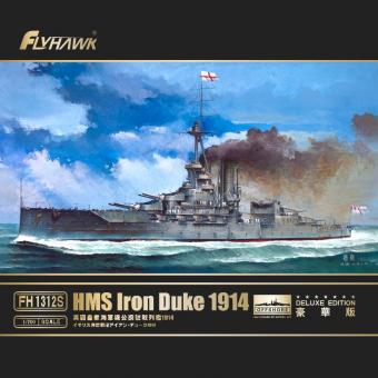 HMS Iron Duke British Battleship 1914 DeLuxe 