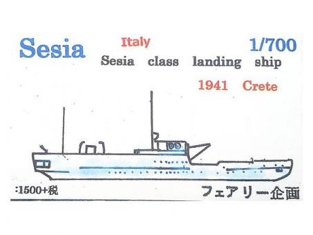 Sesia Class Landing Ship 1941 Crete 