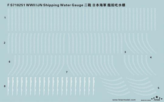 WWII IJN Shipping Water Gauge 