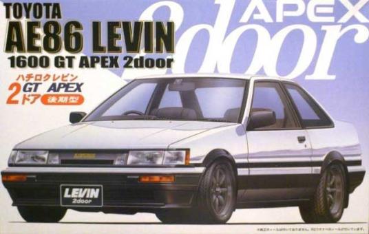 1/24 AE86 Levin 2Door GT APEX Late Model 