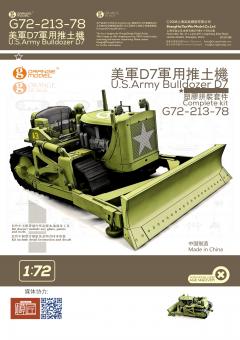 1/72 U.S. Army Bulldozer D7 